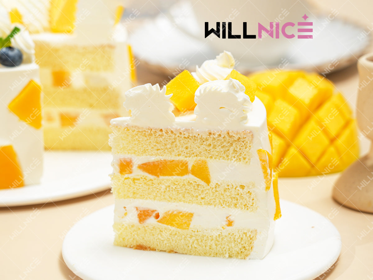 一米陽光 - 芒果忌廉水果生日蛋糕