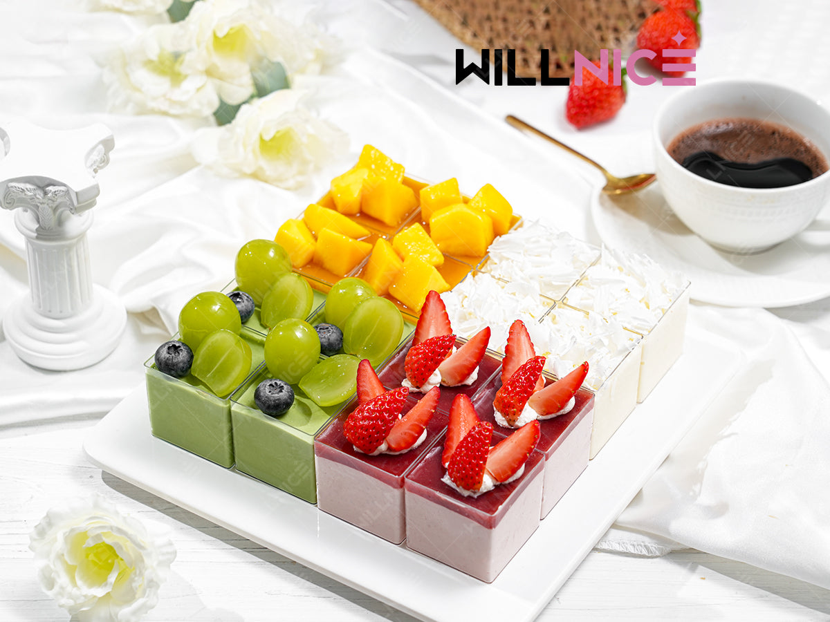 假日幻想 - 四味十六拼慕斯蛋糕