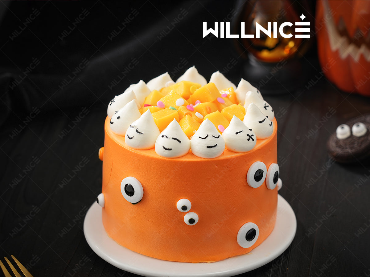 奇趣精靈—萬聖忌廉生日蛋糕丨4/6英寸