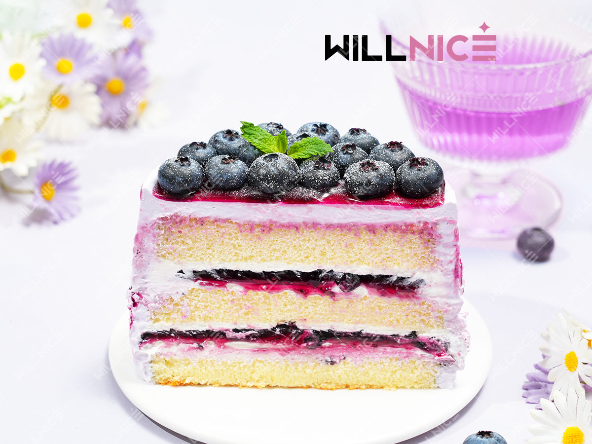 藍莓星空 - 滿藍莓忌廉蛋糕