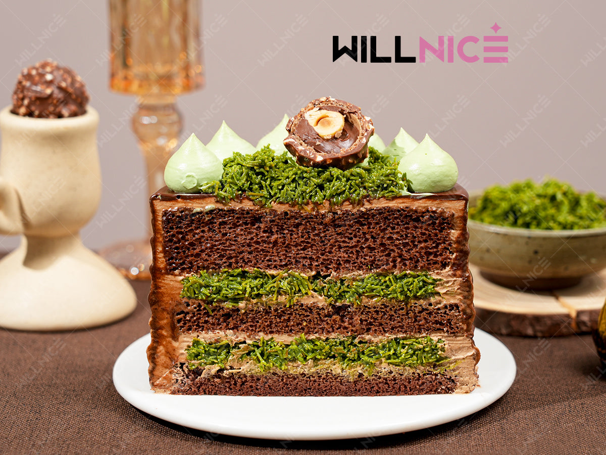 國王遊戲 - 迪拜朱古力開心果忌廉蛋糕