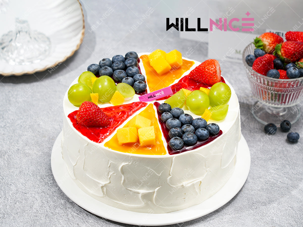 喜帖街 - 四季繽紛鮮果忌廉蛋糕