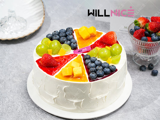 喜帖街 - 四季繽紛鮮果忌廉蛋糕