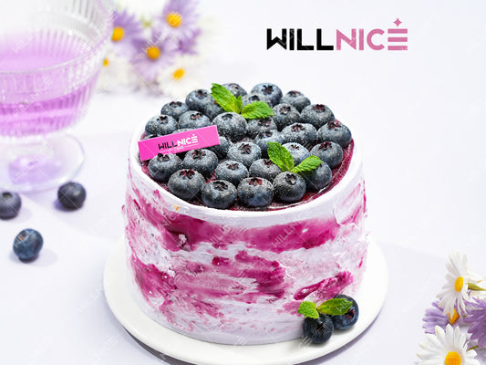 藍莓星空 - 滿藍莓忌廉蛋糕