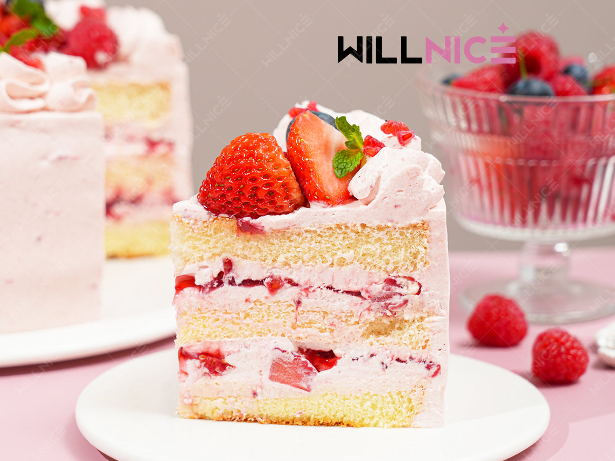 愛麗絲夢遊 - 莓果忌廉蛋糕
