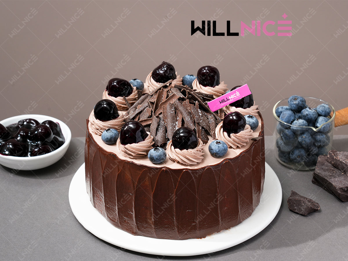 午夜燃情-车厘子朱古力蛋糕