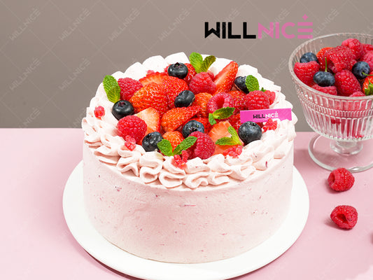 愛麗絲夢遊 - 莓果忌廉蛋糕