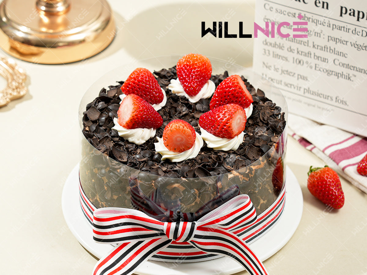 灰姑娘-士多啤梨黑森林朱古力蛋糕