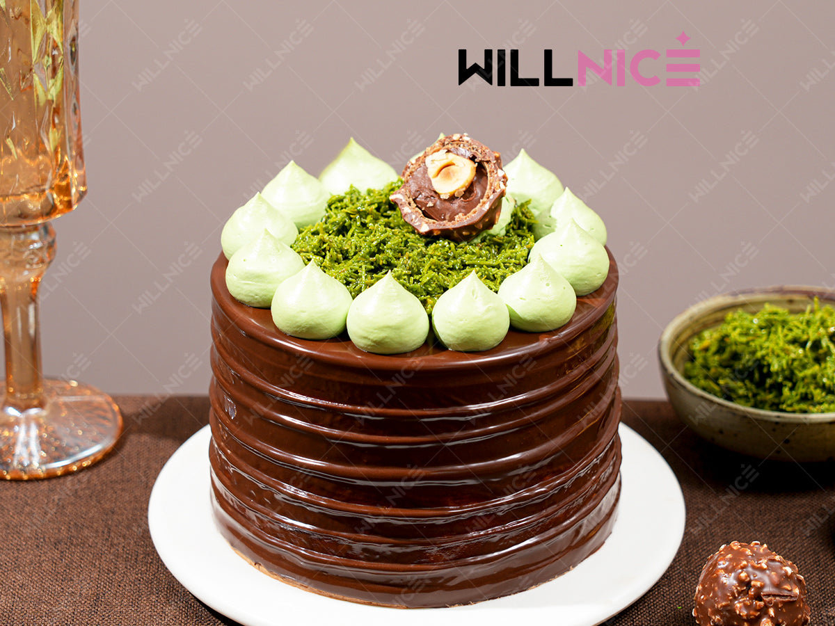 國王遊戲 - 迪拜朱古力開心果忌廉蛋糕