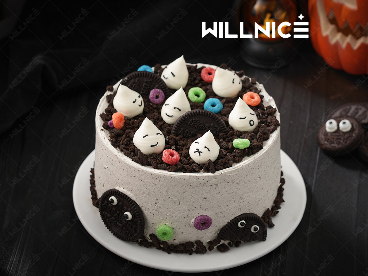 覺醒黑魔法—萬聖忌廉生日蛋糕 丨6英寸